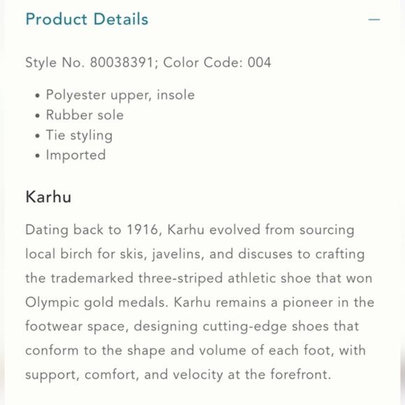 BNIB Karhu Legacy 96 sneakers - Curry - size W7.5 - Picture 4 of 5